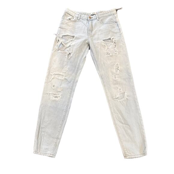 Forever 21 Women's Size 26 Blue Skinny Leg Light Wash Cotton Blend Stretch Jeans - Picture 2 of 16